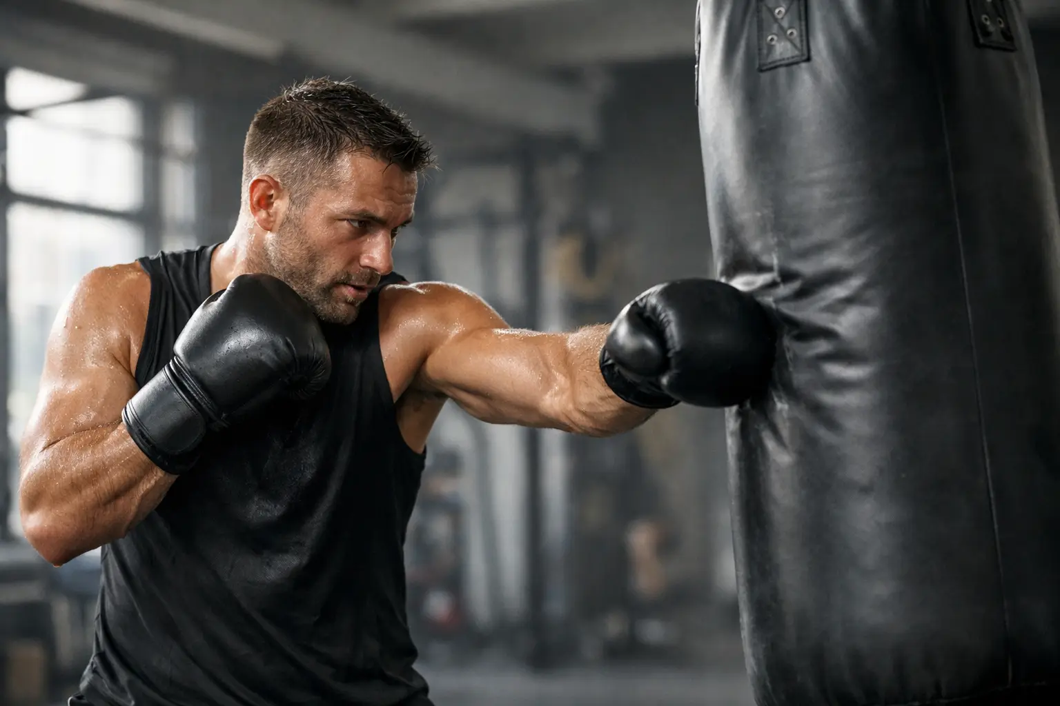 Heavy Bag Workout for Power and Conditioning