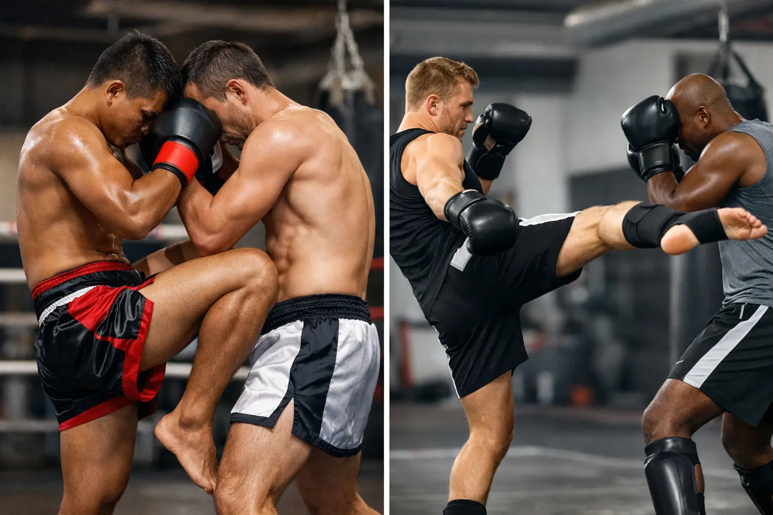 Muay Thai Versus Kickboxing Training Compared